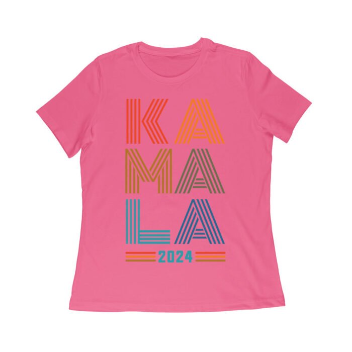 Kamala Harris 2024 Future Forward Presidential Election T-Shirt Women Relaxed - Image 3