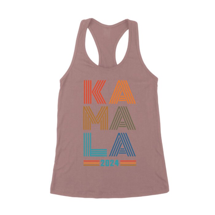 Kamala Harris 2024 Future Forward Presidential Election T-Shirt Women's Racerback Tank Top - Image 4