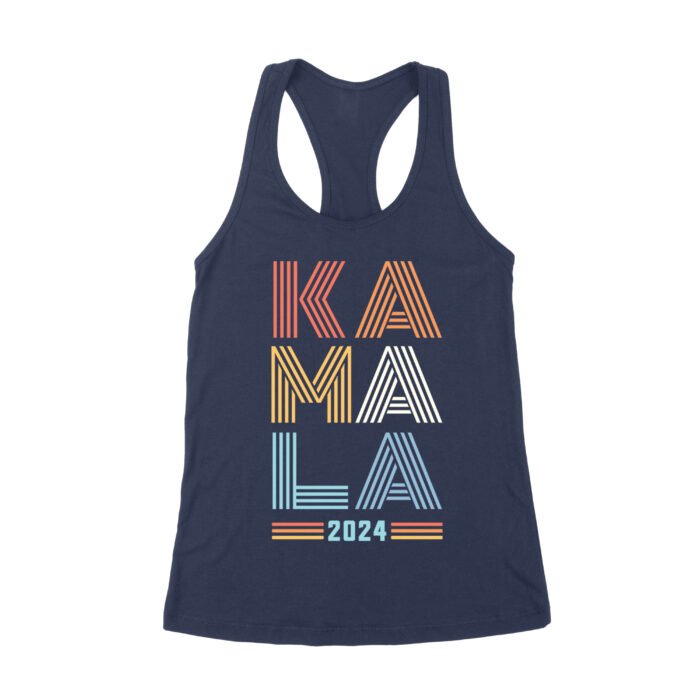 Kamala Harris 2024 Future Forward Presidential Election T-Shirt Women's Racerback Tank Top - Image 6