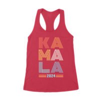 Kamala Harris 2024 Future Forward Presidential Election T-Shirt Women's Racerback Tank Top - Image 5