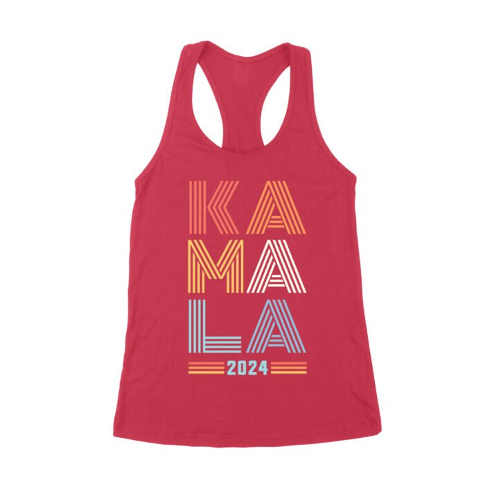 Kamala Harris 2024 Future Forward Presidential Election T-Shirt Women's Racerback Tank Top - Image 5