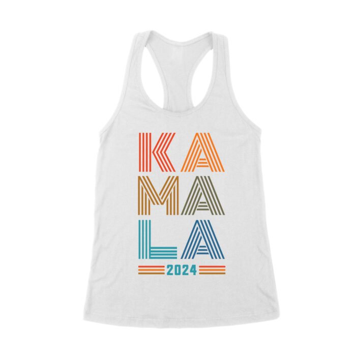 Kamala Harris 2024 Future Forward Presidential Election T-Shirt Women's Racerback Tank Top - Image 2
