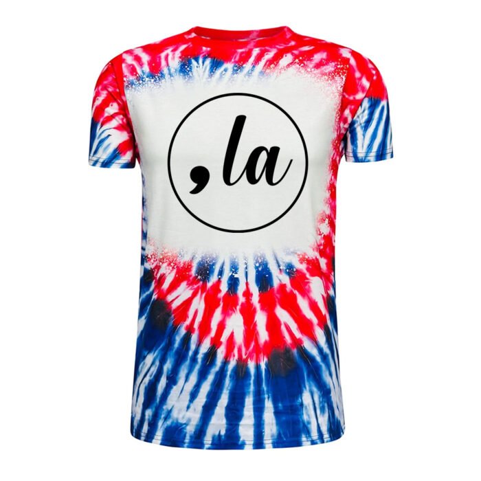 Comma La Kamala Harris 2024 Election Humor Tie Dye Style 01 - Image 1