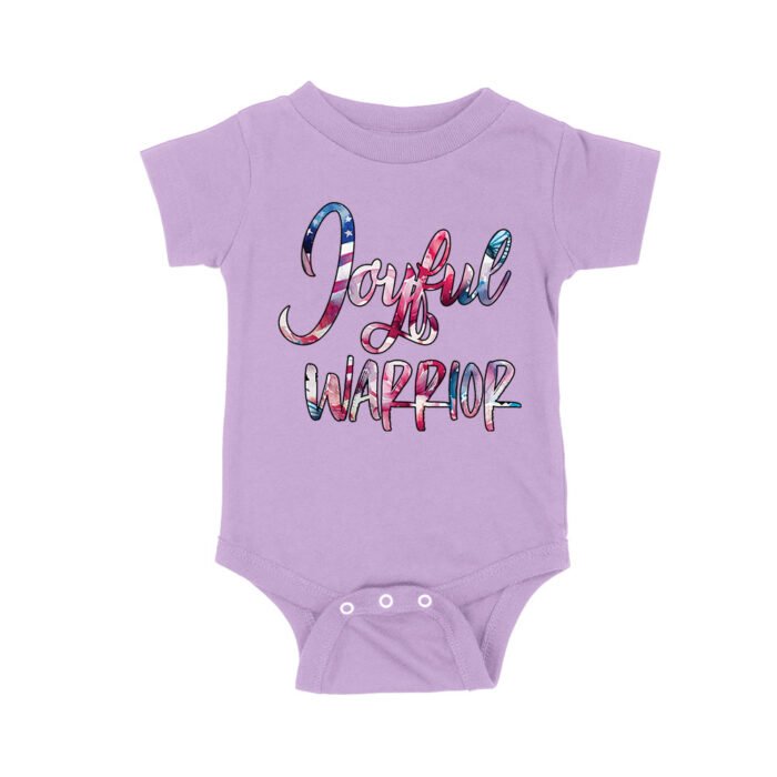 Joyful Warrior 2024 T-shirt for Kamala Harris Unisex Baby Jersey - Image 7