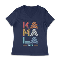 Kamala Harris 2024 Future Forward Presidential Election T-Shirt Women Jersey V-Neck - Image 6