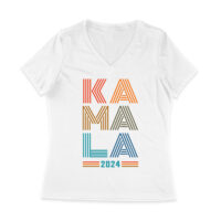 Kamala Harris 2024 Future Forward Presidential Election T-Shirt Women Jersey V-Neck - Image 2