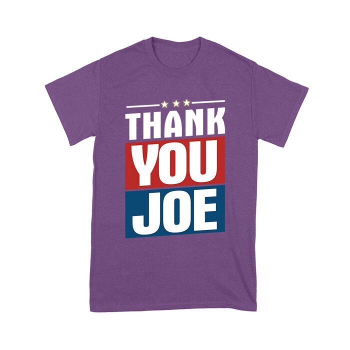 Thank You Joe Sarcastic Political T-Shirt - Bold Statement Humor Tee for Everyday Casual Wear Unisex Youth - Image 3